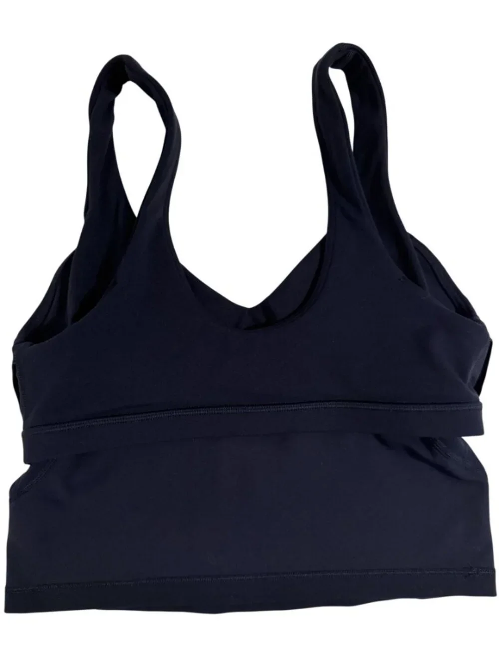 lululemon Align Tank Top Black Size 6 Nulu Built In Bra Yoga LW1DTWS